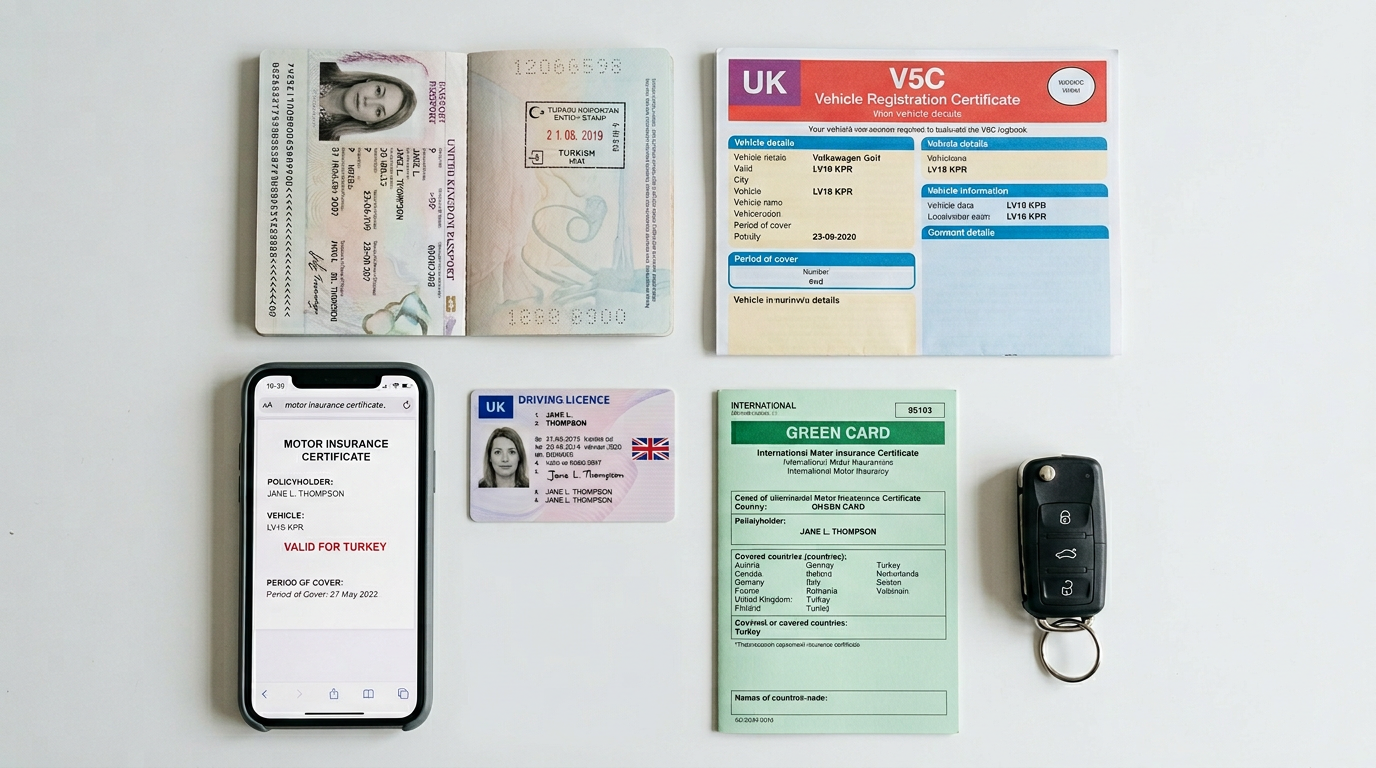 Документы для въезда в Турцию на машине — паспорт, СТС, страховка