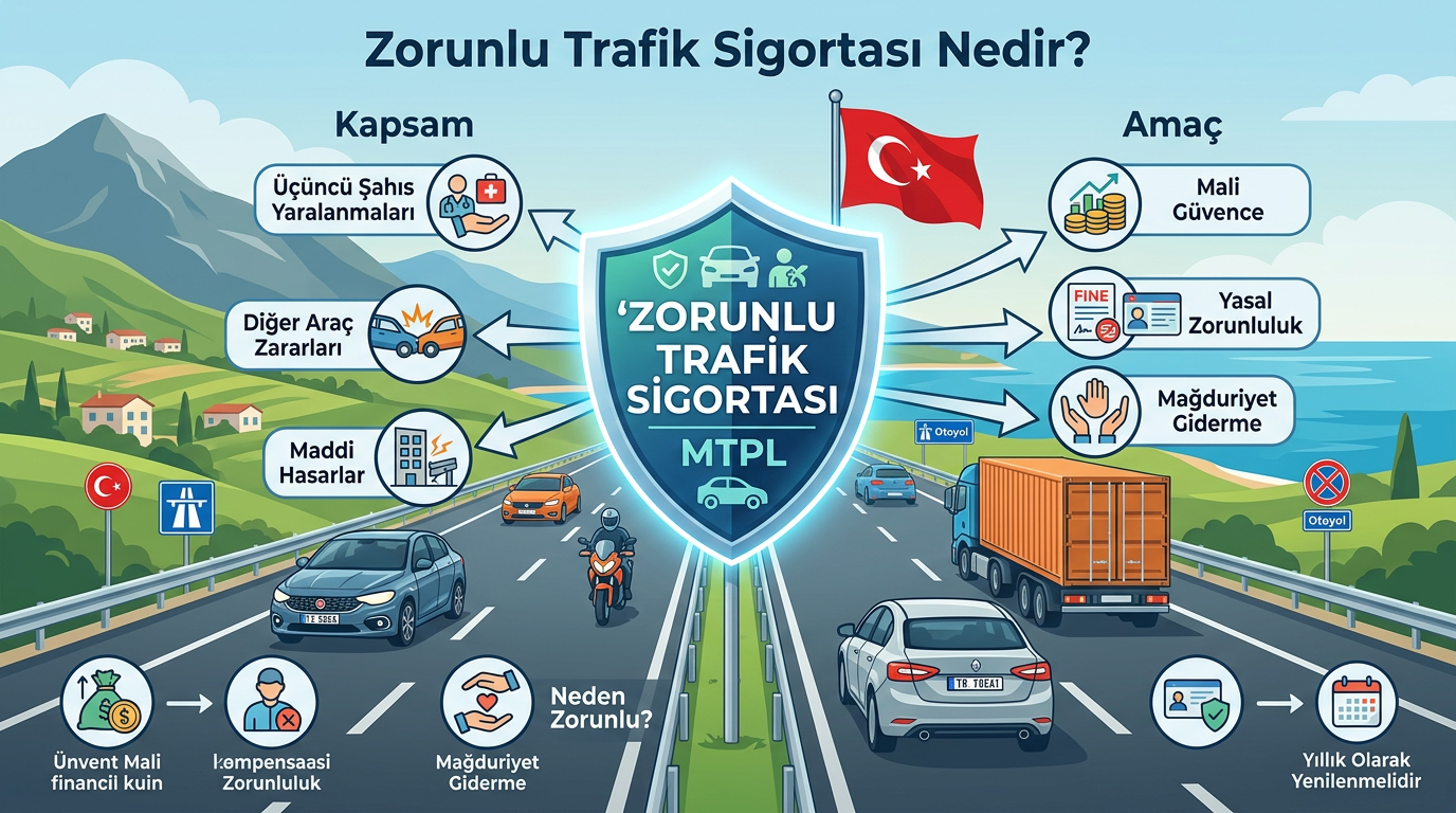 Zorunlu Trafik Sigortası — полис турецкого обязательного автострахования